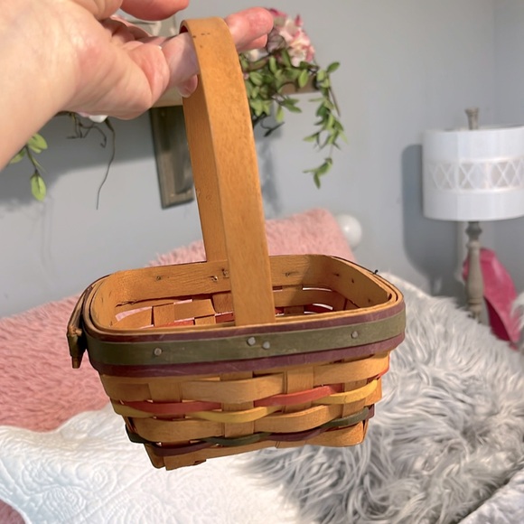 Longaberger Other - Longaberger Basket Small Handwoven Ohio USA 1998 Edition Vintage